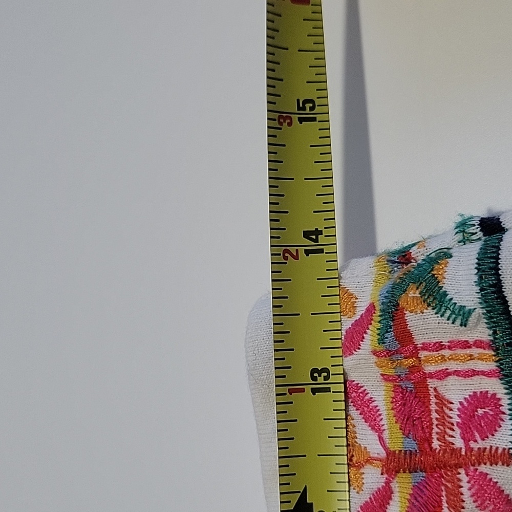 THML Multicolor Embroidered Pencil Skirt Southwest Boho Vibes Sz S - Picture 12 of 16
